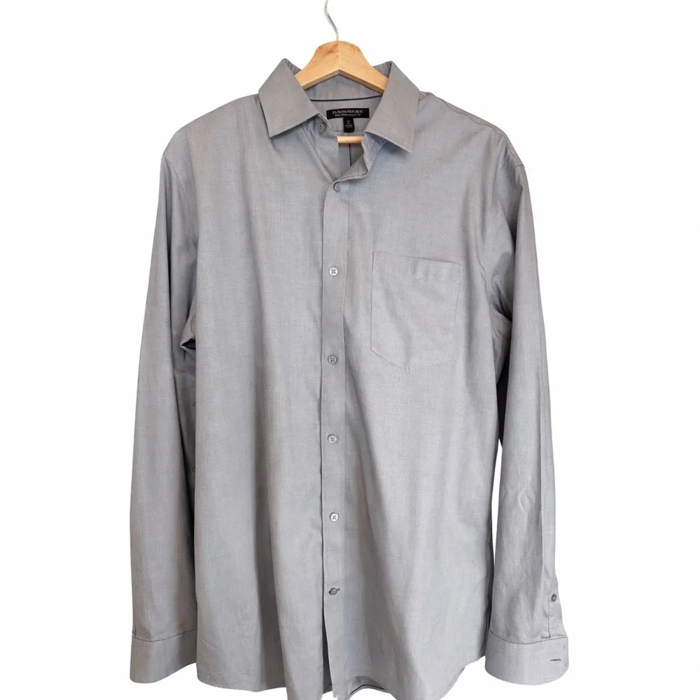 Banana Republic Button Down Shirt Quiet Luxury Office Core Mens Size Tall Large